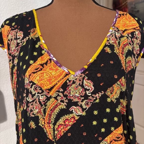 Free People Desert Flower Patched Maxi Dress Size XS- A great find! - Picture 4 of 14